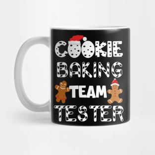 Cookie Baking Team Tester Gingerbread Christmas Mug